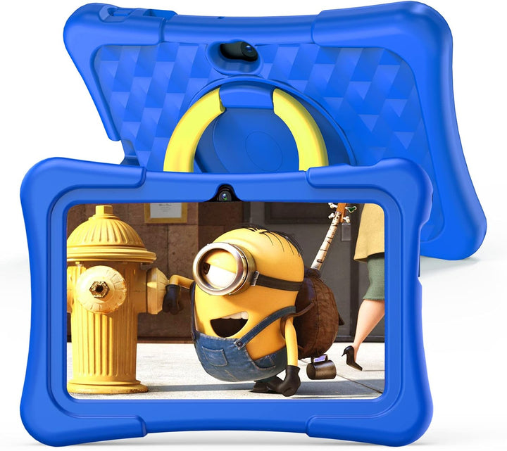 PRITOM Tablet de 7 pulgadas para niños con estuche sólido, tabletas...