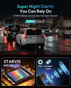 BOTSLAB G980H 4K STARVIS Dash Cam delantera y trasera, sin tarjeta SD [2026