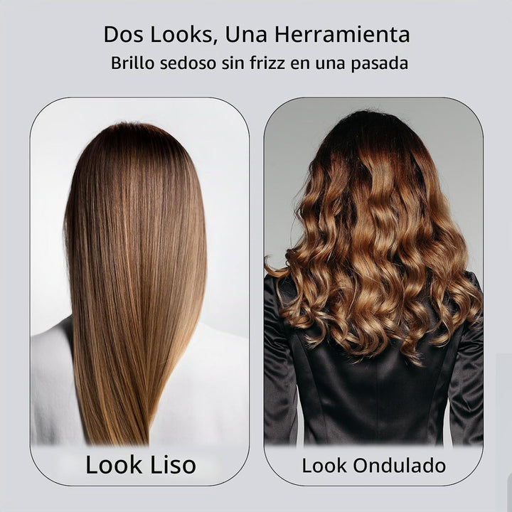 Plancha plana de cerámica Titanium de la enderezadora del pelo del...
