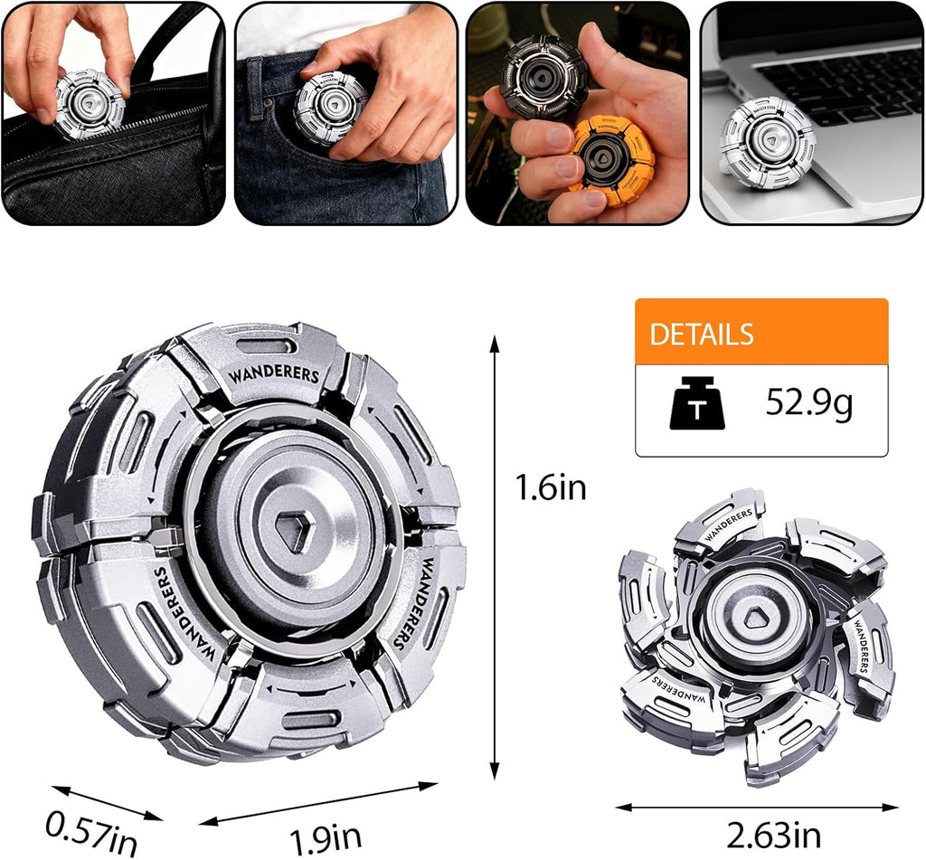 Mecánica de la armadura Fidget Spinner, juguete de escritorio háptico EDC