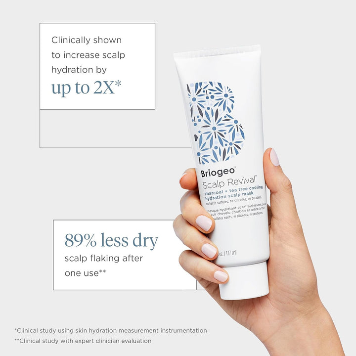 Briogeo Scalp Revival Charcoal + Tea Tree - Mascarilla refrescante...
