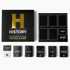 HISTORY Channel Trivia Game - Más de 2000 preguntas de conocimiento general | Juego de cartas de trivia oficial del canal HISTORY y juego de fiesta para adultos, familias y noche de juegos de mesa - Gran regalo para papá y aficionados a la historia