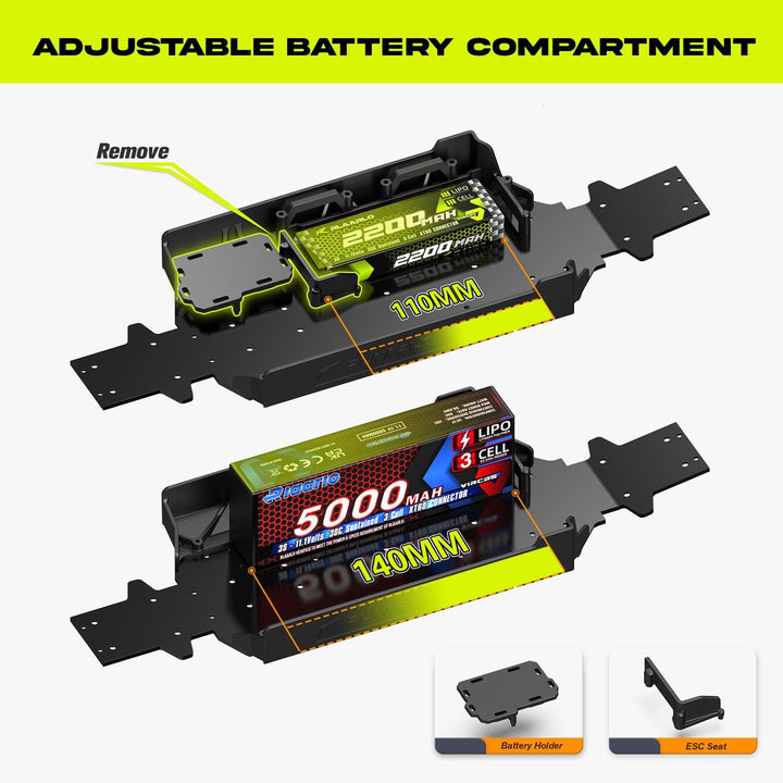 AMORIL 1/10 RTR - Autos RC rápidos sin escobillas para