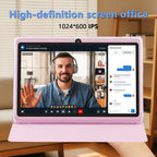 ZZB Tablet Android 14 de 7 pulgadas, 8 GB de RAM (4 GB expandibles) 32 GB ROM Tablets, Rosa