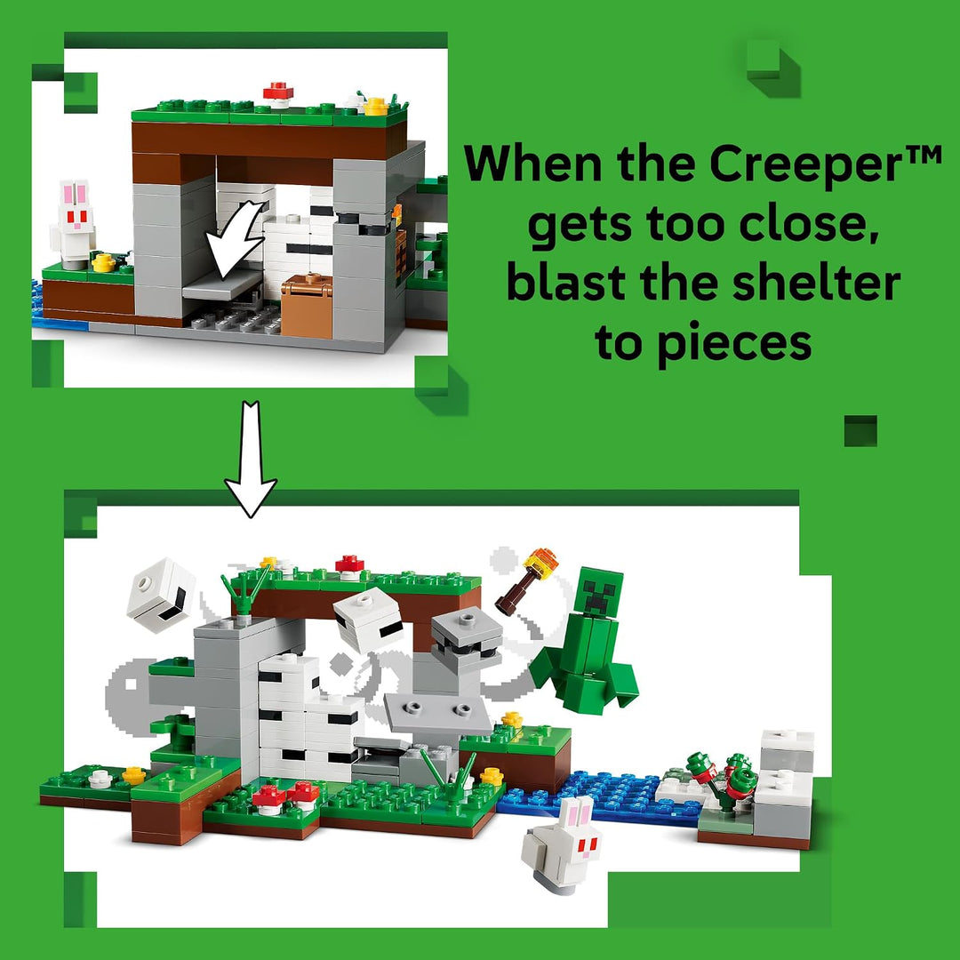 LEGO Minecraft Primera Aventura Nocturna 21593 | Juguetes de constr...