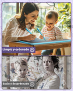Tableta de Escritura LCD de 16 Pulgadas - Tablero de Dibujo para Niños, Almohadilla de Dibujo Colorida, Juguetes para Niñas, Niños y Pequeños de 3 a 12 Años, Regalos de Cumpleaños para Niños