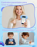 MOMILLA Teléfono de juguetes para niños con pantalla táctil de 3.97