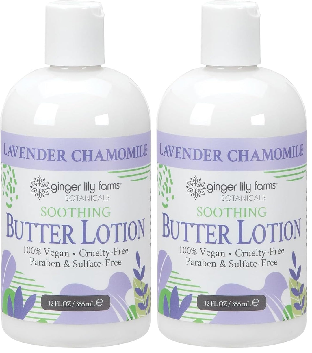 Ginger Lily Farms Botanicals Loción de mantequilla calmante para pi...