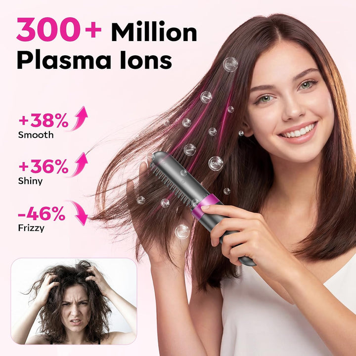 Go Brush Pro 2026 - Cepillo alisador de pelo inalámbrico mejorado i...