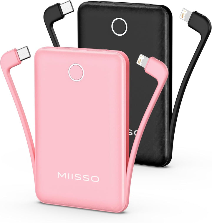 miisso Cargador portátil de 10000 mAh, batería de banco de energía...