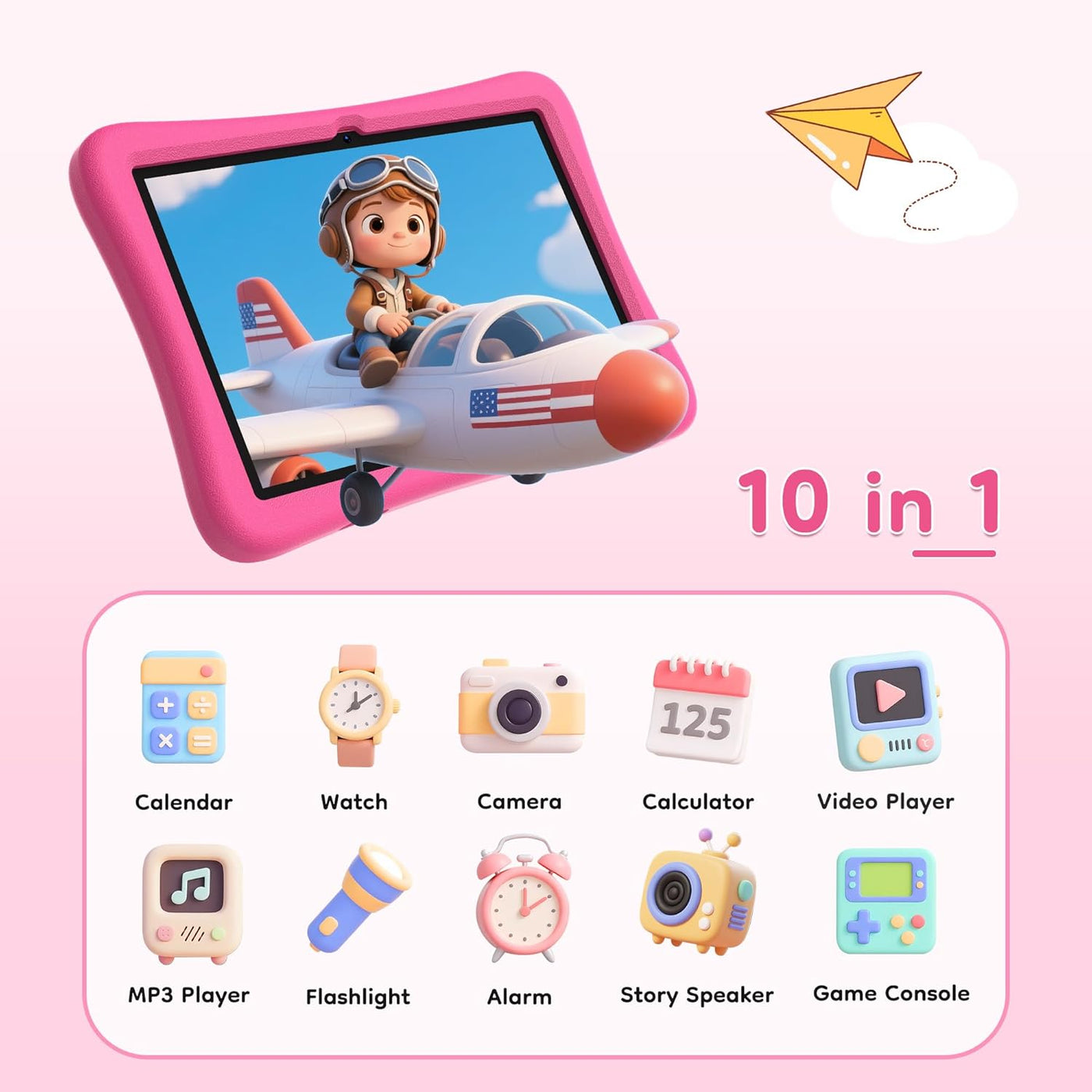 SVITOO Tablet para niños de 10 pulgadas, tabletas Android para niño...