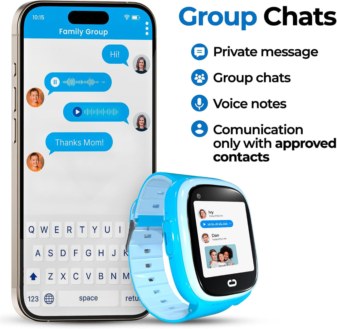 Reloj para niños con rastreador GPS, llamadas bidireccionales, segu...