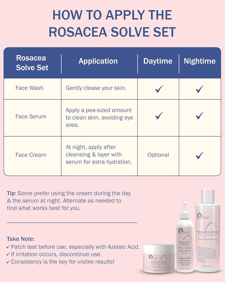Tratamiento para rosácea para cuidado de la piel para mujeres y hom...