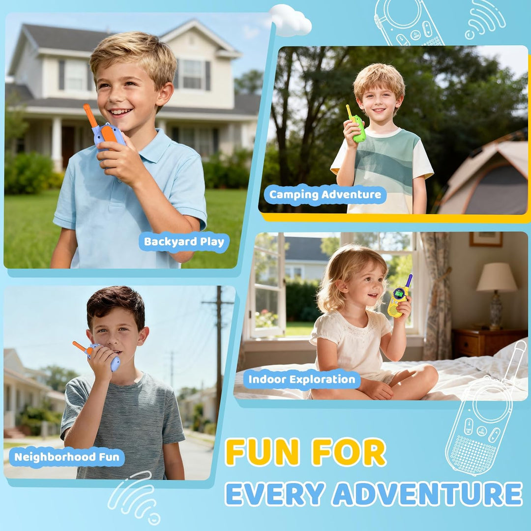 MOICO Juguetes para niños y niñas de 3 a 12 años, Walkie Talkies re...