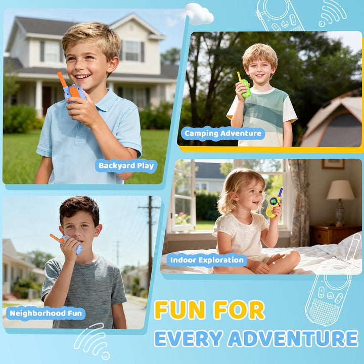 MOICO Juguetes para niños y niñas de 3 a 12 años, Walkie Talkies re...