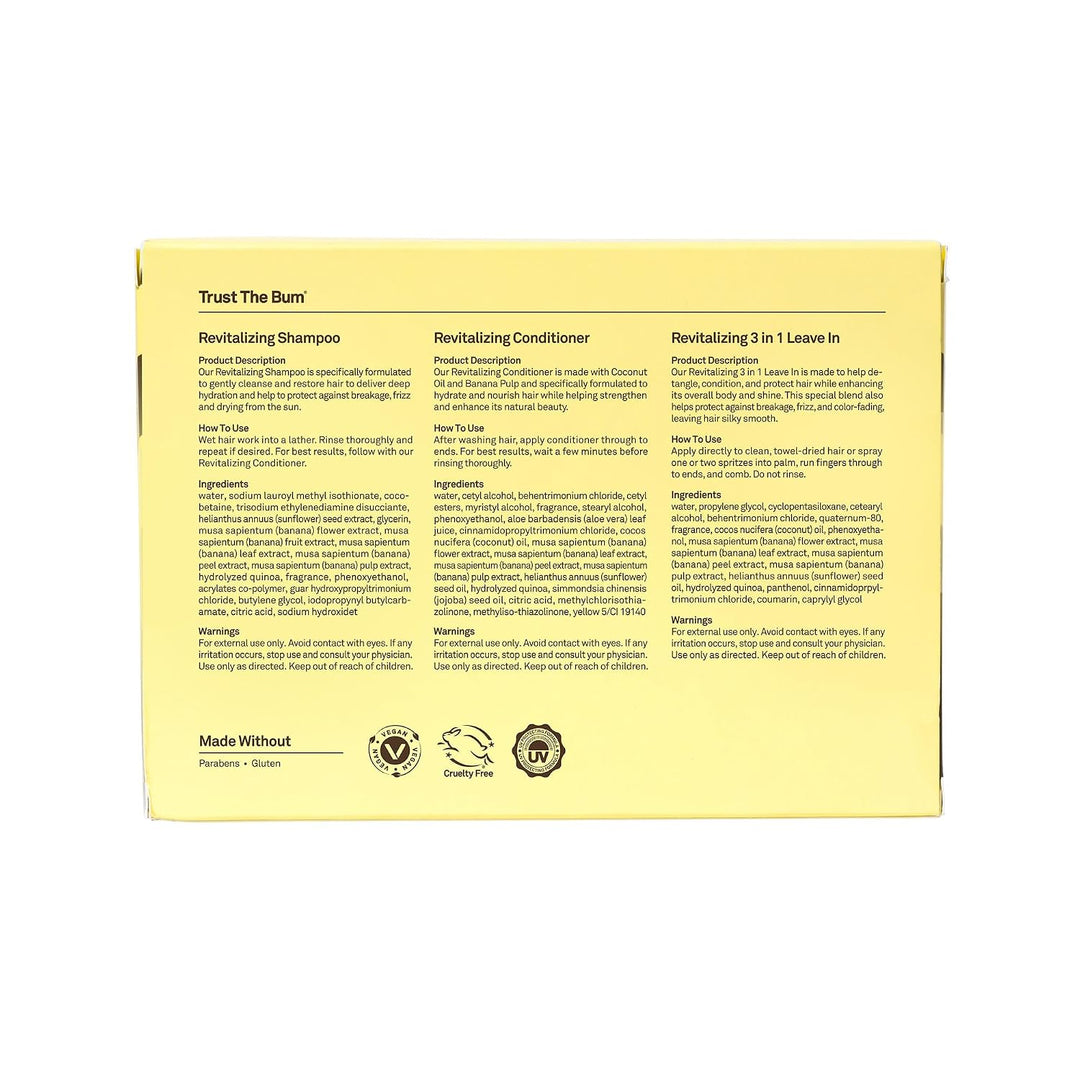 Sun Bum Kit esencial de viaje para el cuidado del cabello, revitali...