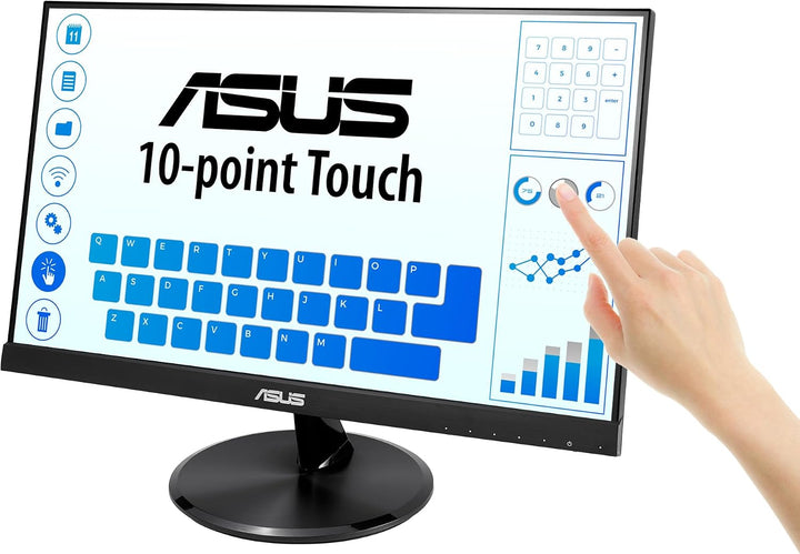 ASUS VT229H Monitor de 21.5" 1080P IPS de 10 puntos táctiles co...
