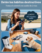 Dispensador Automático de Alimento para Perros de Raza Grande: Capacidad 12L/50 Tazas para Kibble de hasta 20mm