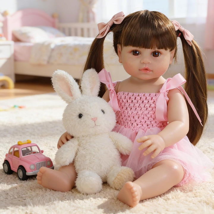 SCOM Muñecas Reborn realistas Niña - Muñeca bebé realista de 20 pul...