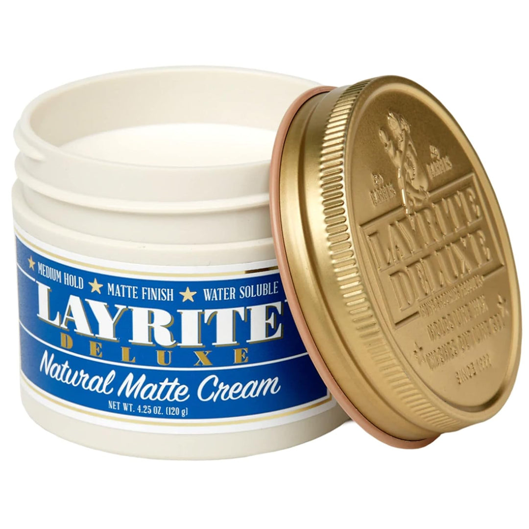Layrite Crema mate natural, básica, blanca, soda de crema suave, 4....