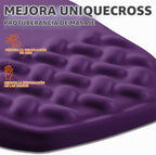 Alfombrilla ergonómica con inclinación para ratón y soporte para muñeca, alfombrilla con reposamuñecas para alivio del dolor del túnel carpiano con protuberancia de masaje y espuma