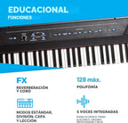 Alesis Recital Piano Digital de 88 Teclas Semi-ponderadas