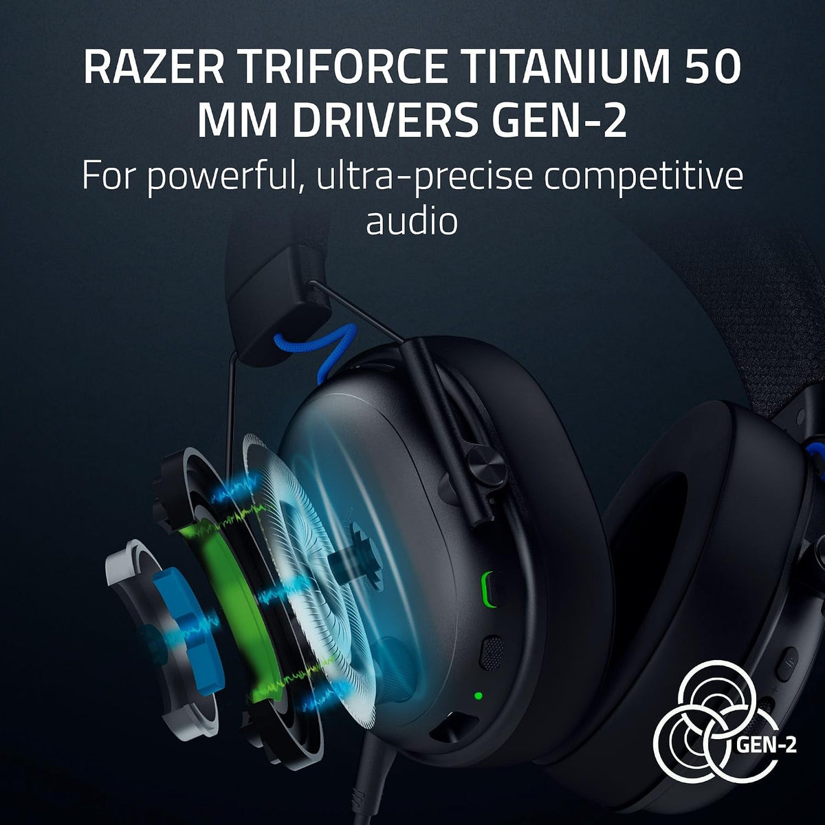 Razer BlackShark V3 Auriculares inalámbricos para juegos PlayStation, color