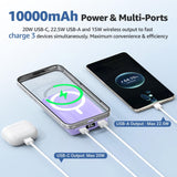 Azmuth Banco de energía magnético, 10000 mAh para batería MagSafe,...