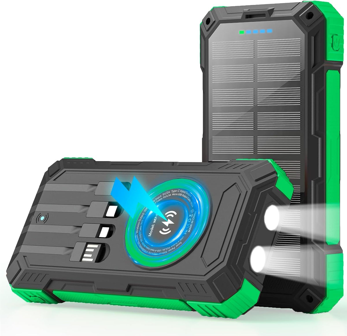 YOLOSKS Cargador Solar Power Bank 49800mAh Cargador de Teléfono Por...