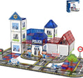 Juego de azulejos magnéticos (estación de policía)