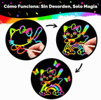 ZMLM 48 Pack Rainbow Art Scratch Notebooks para Kids Birthday Party Favors