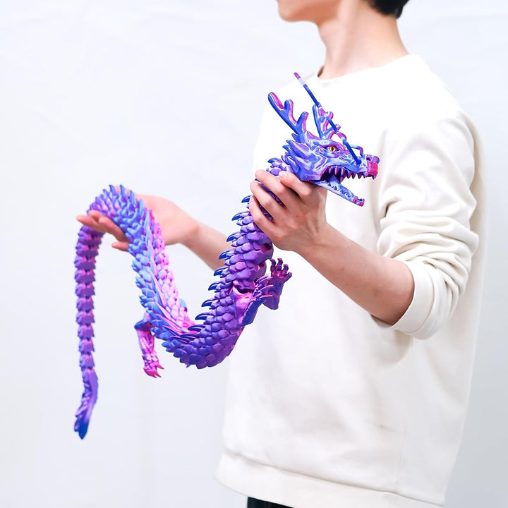 Modelos de dragón impresos en 3D súper grandes de 47.3 pulgadas, fi...