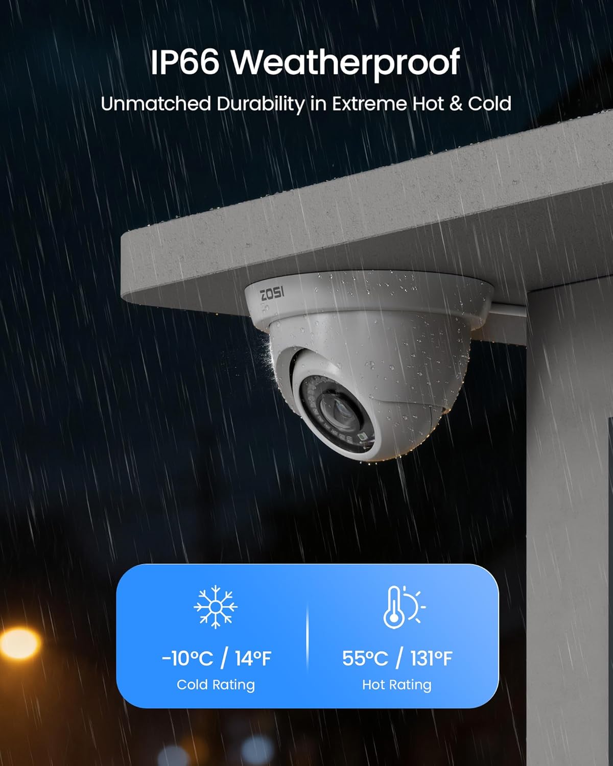 ZOSI Sistema de cámaras de seguridad de 1080p de 16 canales con det...