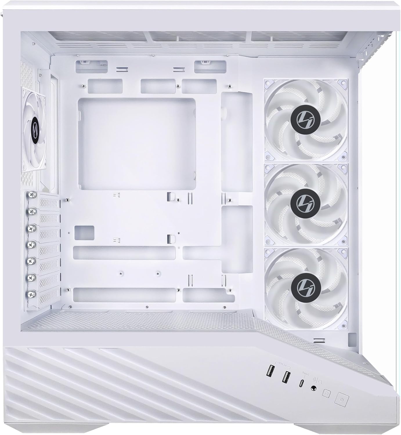 Lian Li V100 ATX Carcasa de PC de Torre Media, 4 x 120mm Ventilador...