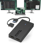 Adaptador USB C, USB 3.0 a HDMI dual para monitores duales