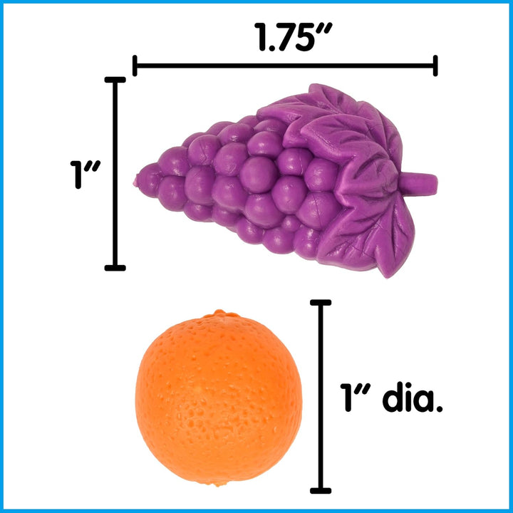 edxeducation Contadores de frutas, juego de 108 | Manipuladores mat...