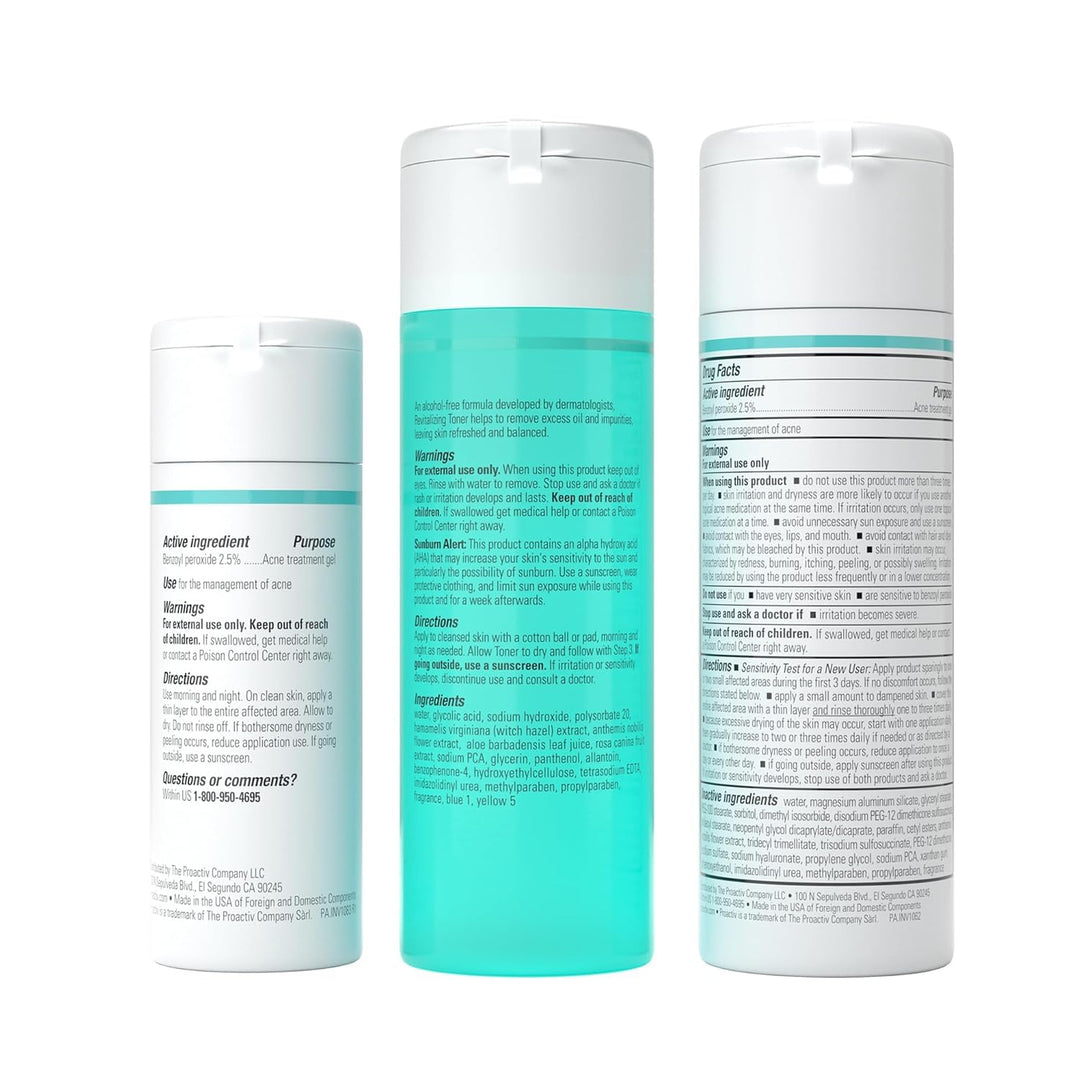 Kit completo de 90 días de cuidado de la piel para acné Proactiv de...