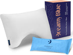 Almohada DreamyBlue Moon King, espuma viscoelástica triturada ajustable
