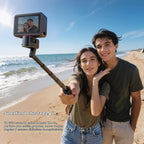 ULANZI MT98 2 en 1 Selfie Stick y trípode para cámara de acción, montaje de