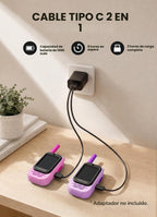 FOREDOM Radio de Video Recargable: Walkie Talkies para Niños, Alcance Largo para Niños y Niñas