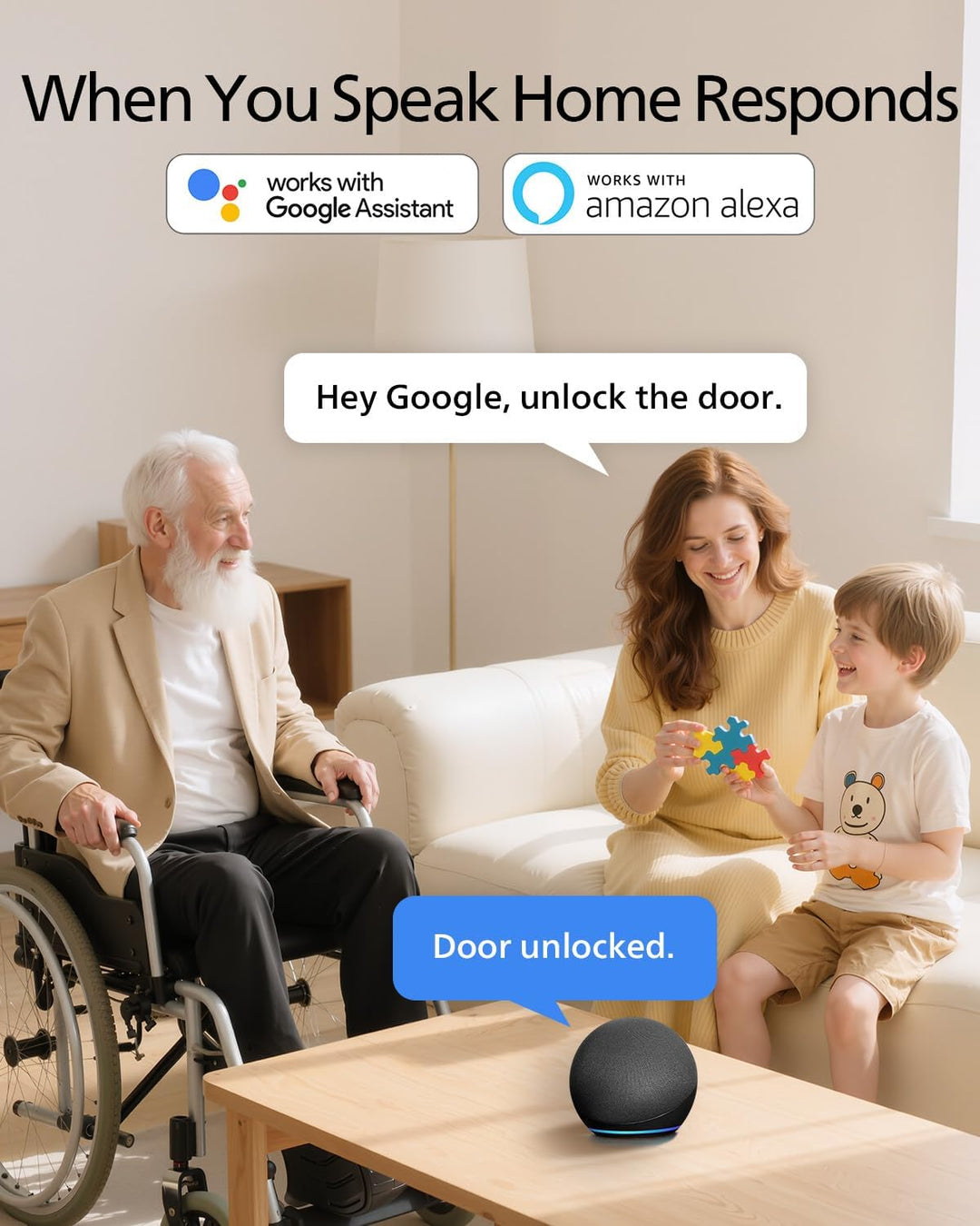 Philips Cerradura de puerta Wi-Fi, cerradura inteligente WiFi, cerr...