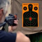 12x18 Inch Splatter Shooting Targets, Multiple Colors Effect, 10/25/50 Pack