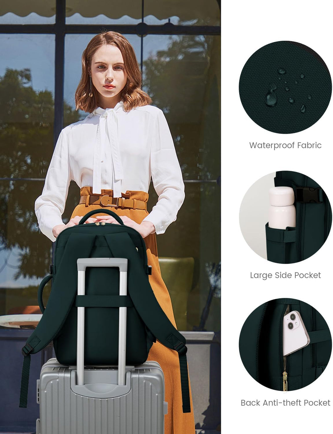 LOVEVOOK Mochila de viaje para mujer y hombre, Mochilas de viaje