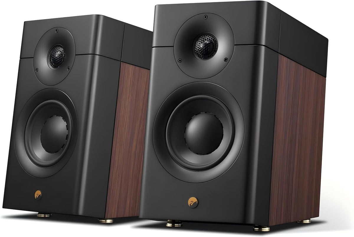 HiVi-Swans Altavoces pasivos para estantería D3.1 MKII, par de altavoces domésticos de 2 vías de 6.5 pulgadas, necesita amplificador o receptor para funcionar