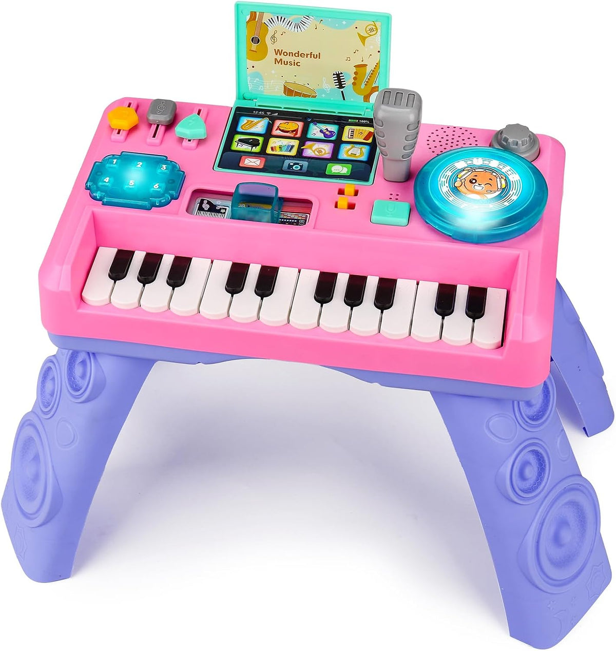 Baby DJ Table - Piano musical para niños pequeños con música y