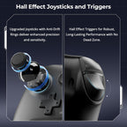 C6 Wireless PC Controller, Bluetooth Game Controller- 1000Hz Pollin...
