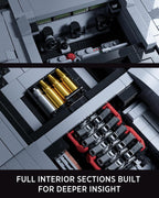 Nifeliz Abrams-X - Juego de construcción de tanques, serie militar, NF10300
