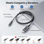 Acer Cable USB C a HDMI para oficina en casa de 10 pies (4K a 60 Hz) para