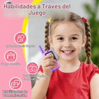 Startcan Walkie Talkies de video para niños, paquete de 2 juguetes recargables de videollamada, juguetes para interiores y exteriores, regalos de cumpleaños de Navidad para niñas de 3 a 8 años en