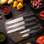 Juego de cuchillos de cocina, juego de cuchillos de acero inoxidable
